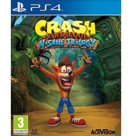 Kompiuterinis žaidimas Crash Bandicoot N. Sane Trilogy PS4