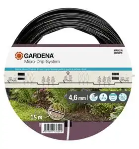 Lašelinio drėkinimo vamzdis 4,6 mm, 15 m Gardena 01362-20