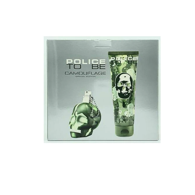 POLICE TO BE CAMOUFLAGE EAU DE TOILETE 40ML VAPORIZADOR   CHAMPU PERFUMADO 100ML