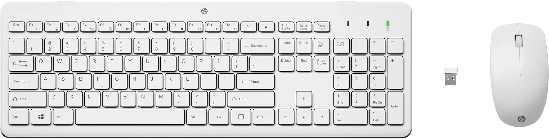 HP 230 Wireless Combo balta