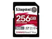Kingston SDXC Canvas React Plus 256GB 300R/260W UHS-II U3
