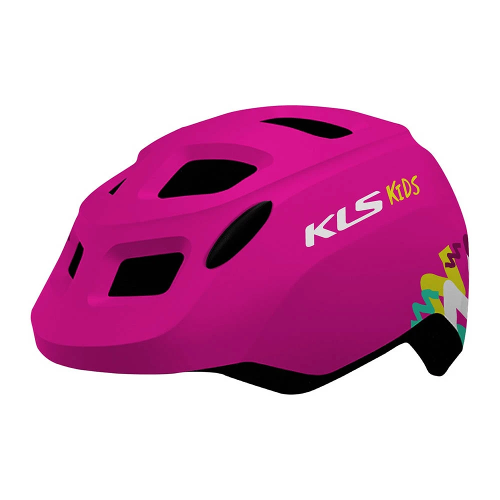 Šalmas KLS Zigzagas 022, S/M 50- 55 cm, (rožinis)