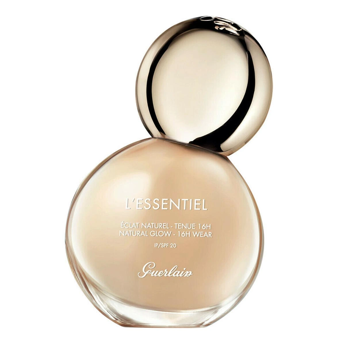 Guerlain makiažo pagrindas veidui L Essentiel Natural Glow Foundation 16H Wear SPF20 00N porcelianas