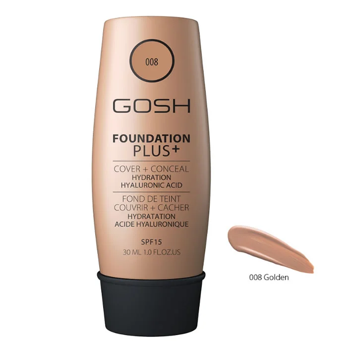 GOSH Foundation Plus 008 Golden 30ml