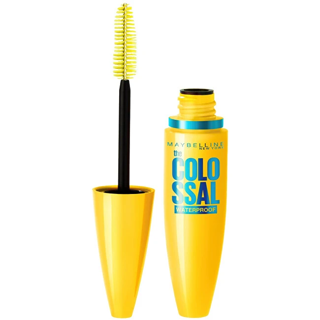 MAYBELLINE The Colossal Volum Express Mascara vandeniui atsparus tušas, vandeniui atsparus Glam Black 10ml