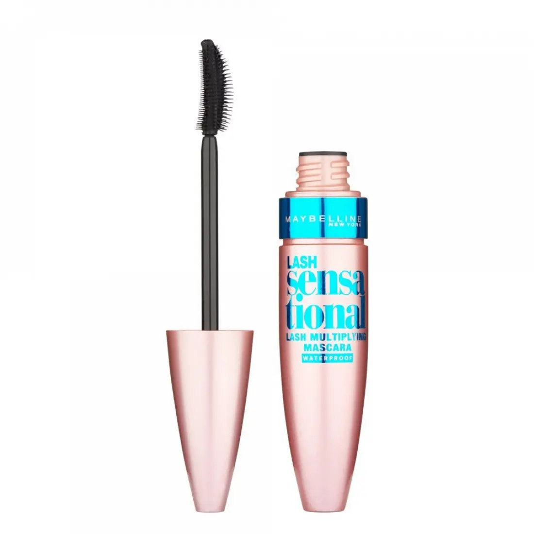 Blakstienų tušas MAYBELLINE Lash Sensational Waterproof Black 9,5ml