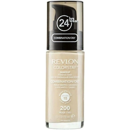 Revlon Colorstay Makeup Combinationoily Skin Spf 15 200 Nude Foundation 30ml
