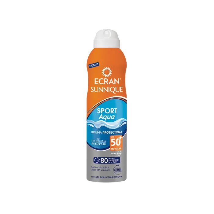 ECRAN SUNNIQUE SPORT AQUA bruma protectora SPF50  250 ml