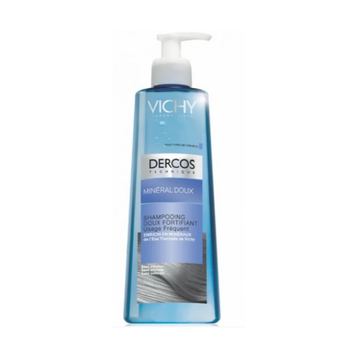 Vichy Dercos Mineral Soft Soft stiprinantis šampūnas kasdieniniam naudojimui 400ml