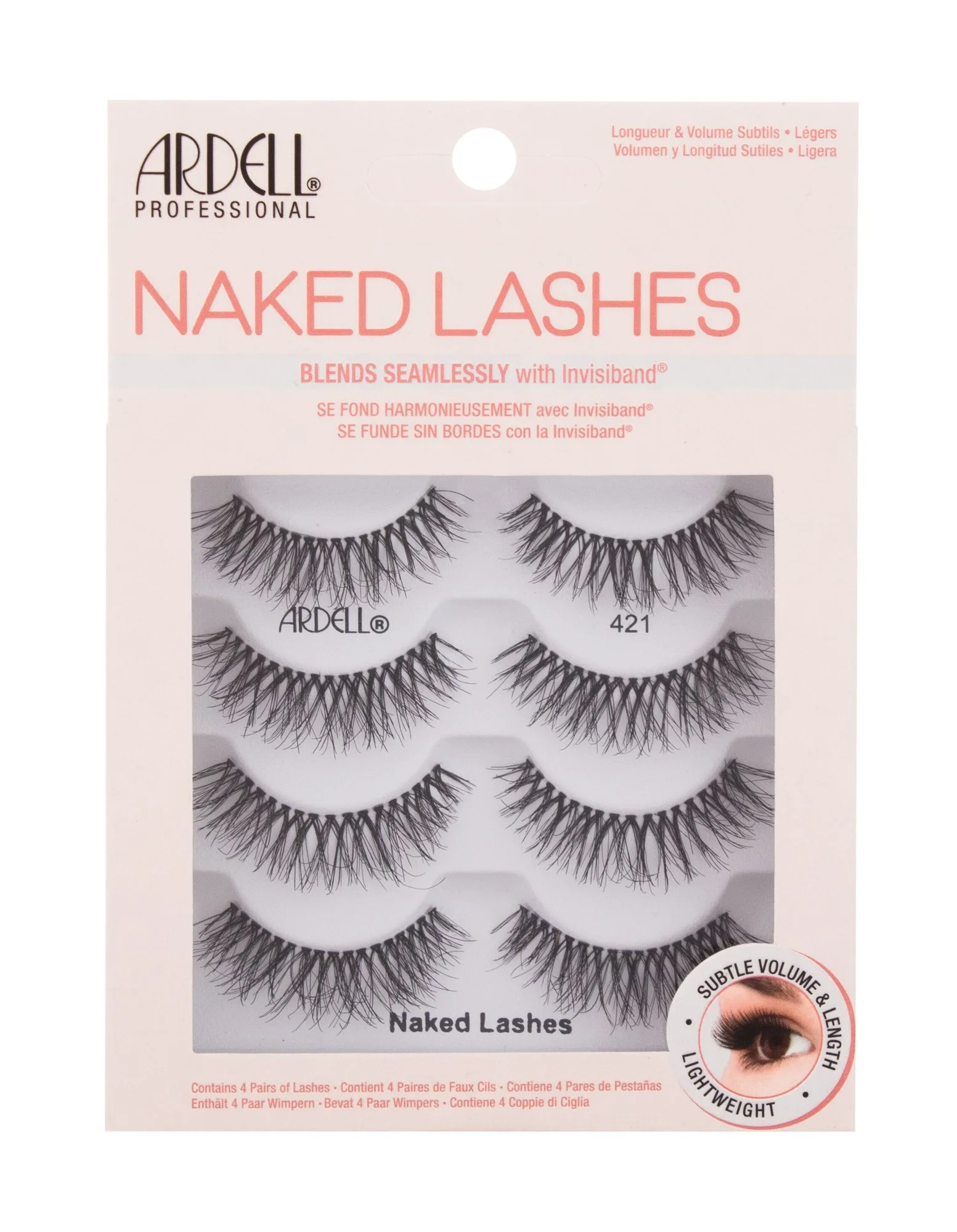 Naked Lashes 421   4 ks     UmA lA c  Atmasy