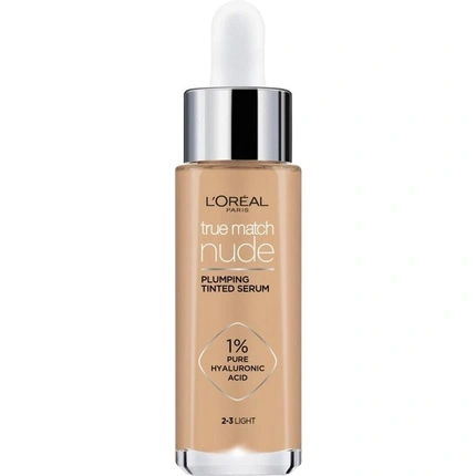 LOreal Paris   True Match Tinted Serum   2 3 Light   Tinted Serum  Enriched With 1  Hyaluronic Acid   30ml