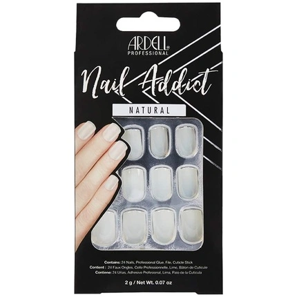 Ardell Nail Addict Natural Squared 1 U