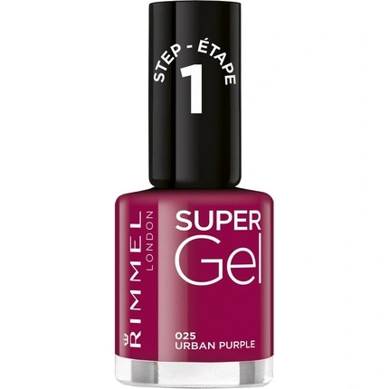 Rimmel London Supergel Kate Nail Lacquer 025 Urban Purple