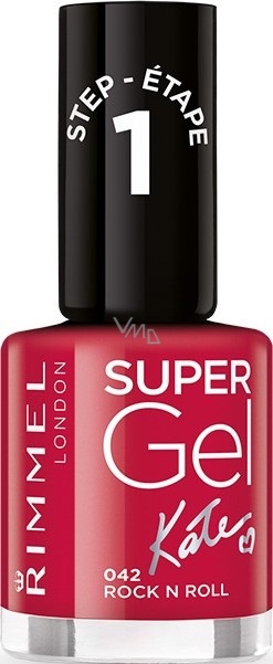 Rimmel London Supergel Nail Polish   042 Rock N Roll   Red
