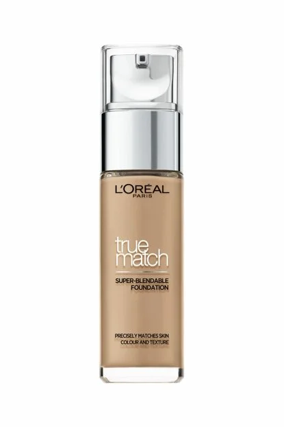 L'OREAL Ladies True Match Foundation, 7.W Golden Amber 30 ml