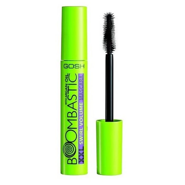 GOSH Boombastick blakstienų tušas Swirl Volume XXL Volume su argano aliejumi 001 Black 13ml