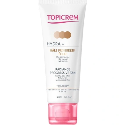 Veido savaiminio įdegio priemonė Topicrem Hydra+ 40 ml