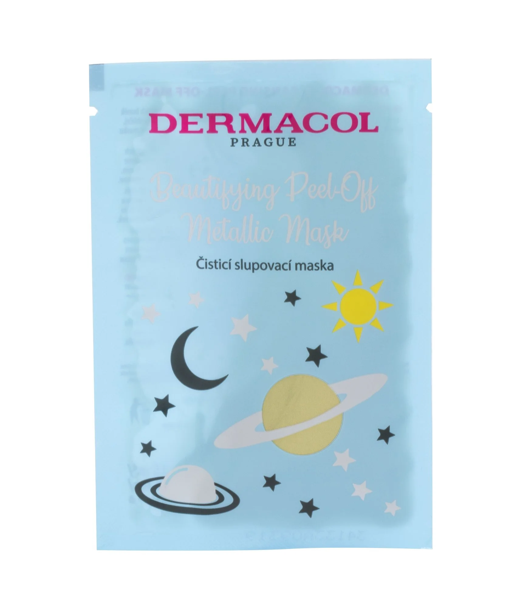 Dermacol Beautifying Peel off Metallic Mask valomoji 15 ml veido kaukė