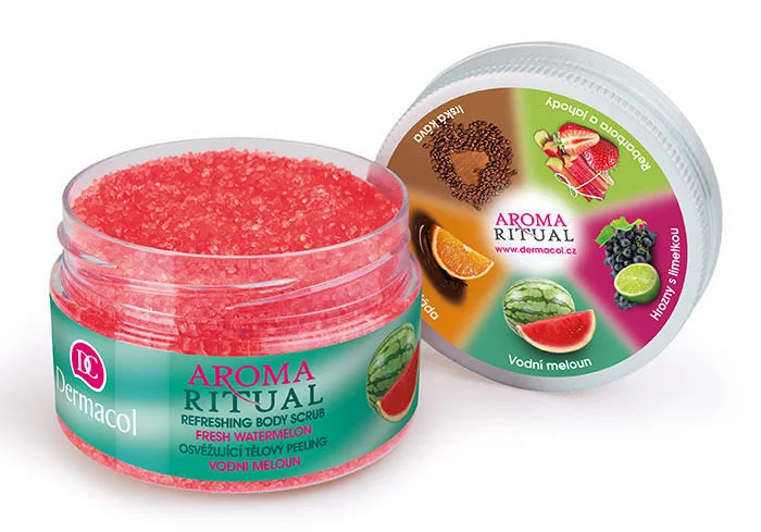 Dermacol Aroma Ritual gaivus kūno šveitiklis arbūzas 200 0g