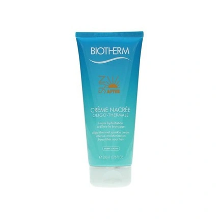 Biotherm Sun Creme Nacree Oligo Thermal Oligo Thermal Sprarkle Cream Creme After Sun   Lichaam 200ml