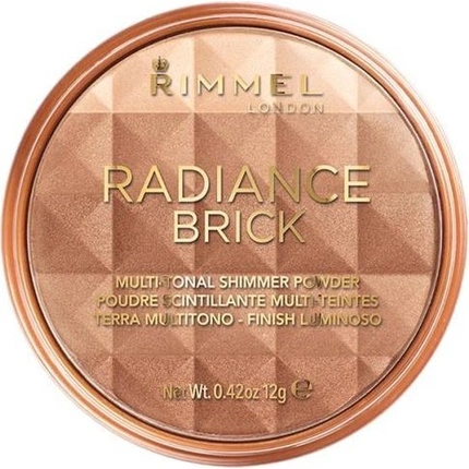 Rimmel Radiance Brick Multifunctional Shimmer Powder   001 Light