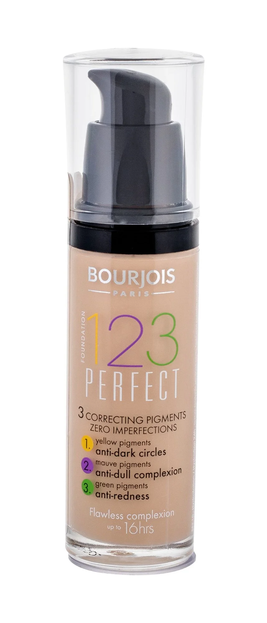 BOURJOIS 123 Perfect Foundation suvienodinantis makiažo pagrindas 52 Vanilla 30ml