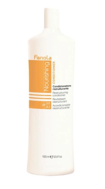Fanola Conditioner Fanola Haircare Nourishing Restructuring Conditioner DroogWeerbarstig Haar 1000 ml