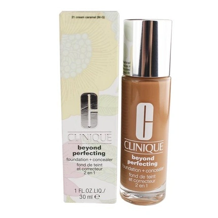 Clinique Beyond Perfecting Foundation And Concealer 21 Cream Caramel 30ml