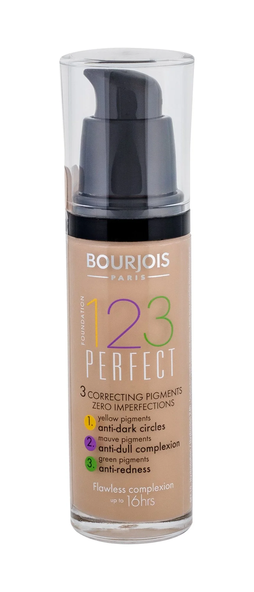 BOURJOIS 123 Perfect Foundation podk ad ujednolicaj cy 53 Light Beige 30ml