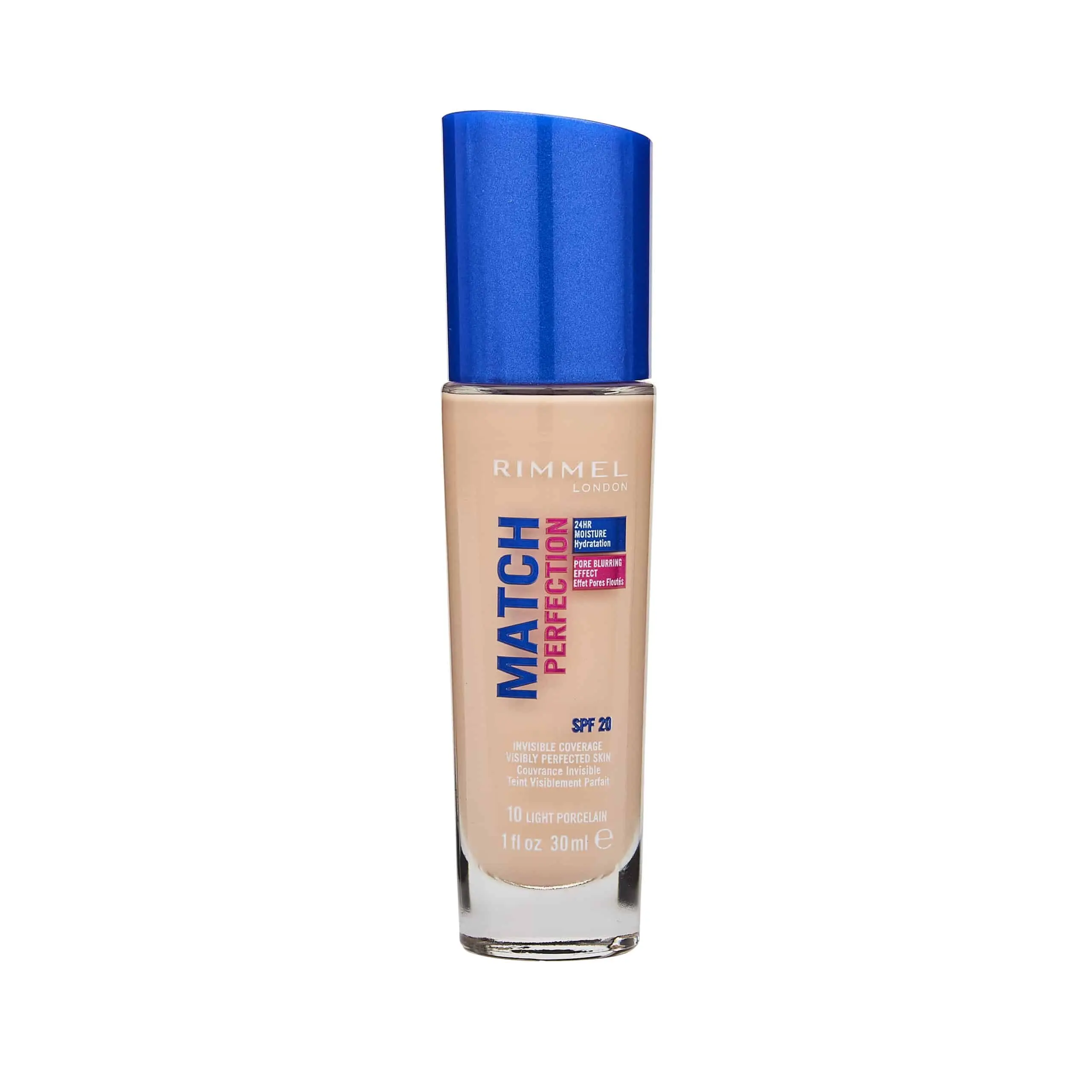 RIMMEL Match Perfection SPF20 010 Lengvas porcelianas 30ml
