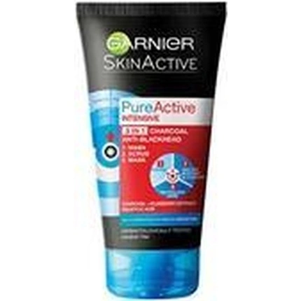 3v1 Black Pure Active Intensive Charcoal nuo inkštirų 150ml