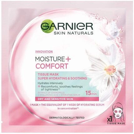 Garnier Skin Naturals Innovation Moisture Comfort Leaf Mask