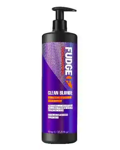 Fudge Care Clean Blonde Violet Toning Shampoo Blond Haar 1000ml