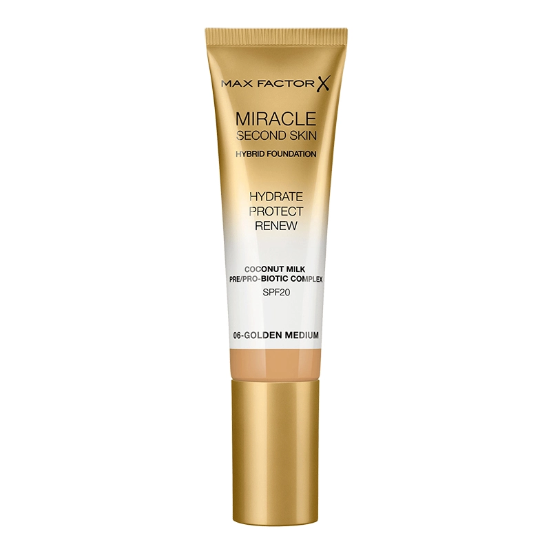 Max Factor Miracle Second Skin Spf20 4 Light Medium 30 ml