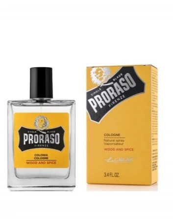 Proraso Single Blade Eau De Cologne Wood  Spice 100ml