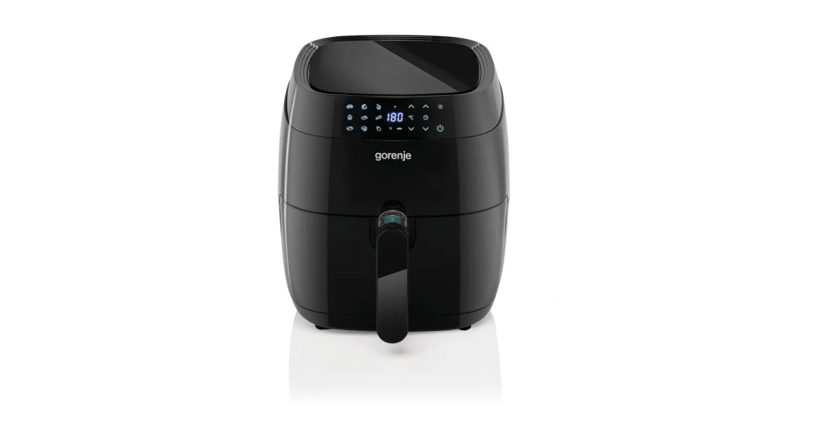 Karšto oro gruzdintuvė Gorenje AF1409DB galia 1400 W, talpa 3,5 l, juoda