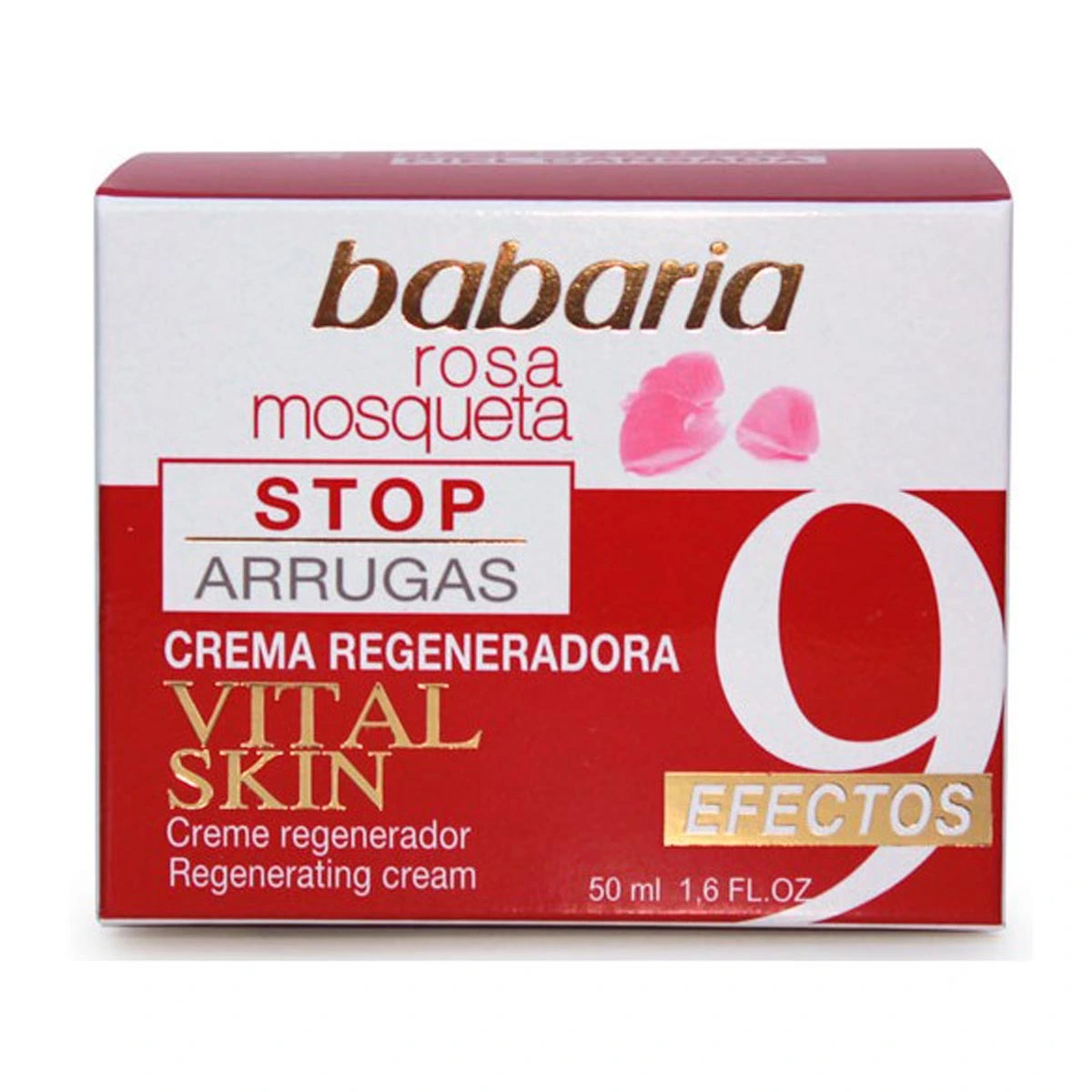 Postquam Babaria Rosa Mosqueta Vital Skin Regenerating Cream Stop Wrinkles 50ml