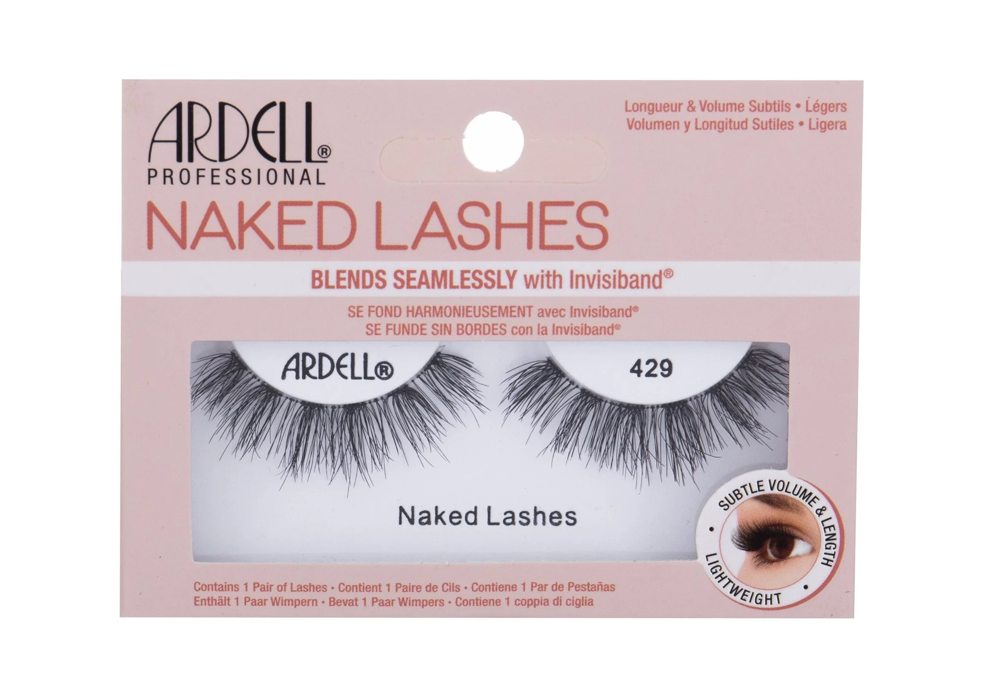 Naked Lashes 429 Dirbtinės blakstienos natūraliai išvaizdai