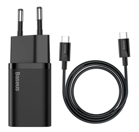 Kroviklis BASEUS Super-Si 1C 25W EU Sets Black