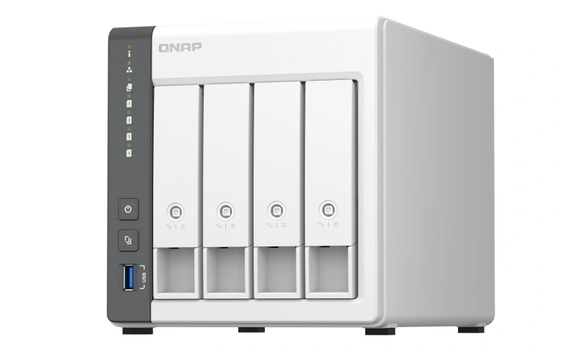 NAS SAUGOJIMO BOKŠTAS 4BAY / BE HDD TS-433-4G QNAP