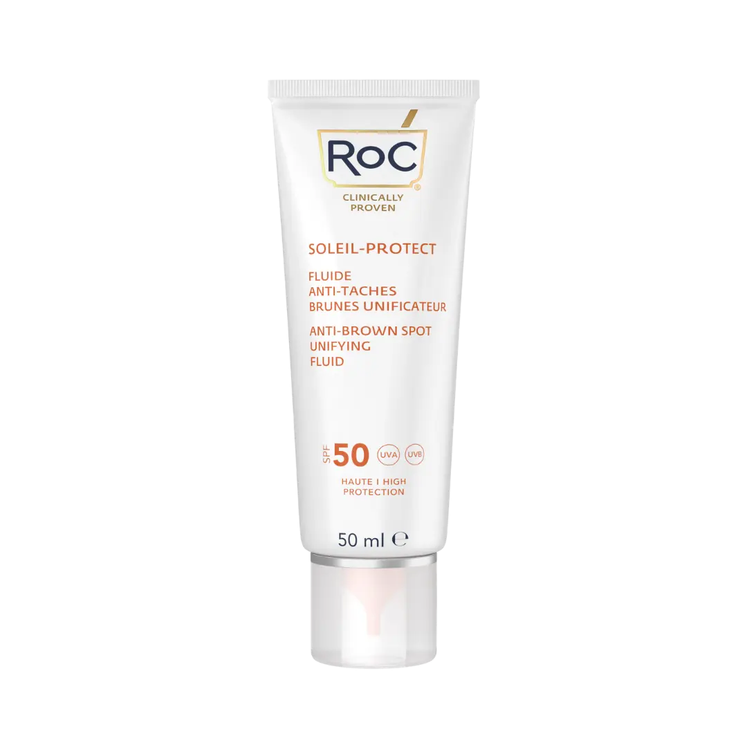 Roc   Soleil Protect Anti Brown Spot Unifying Fluid Spf 50    Reduces Brown