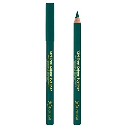 DERMACOL 12H True Color Eyeliner ir akių pieštukas 5 Green