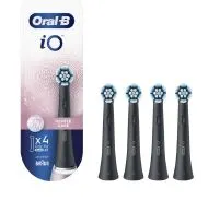 Dantų šepetėlio antgaliai Oral-B iO SB-4 Gentle Care Black 4ct Refill