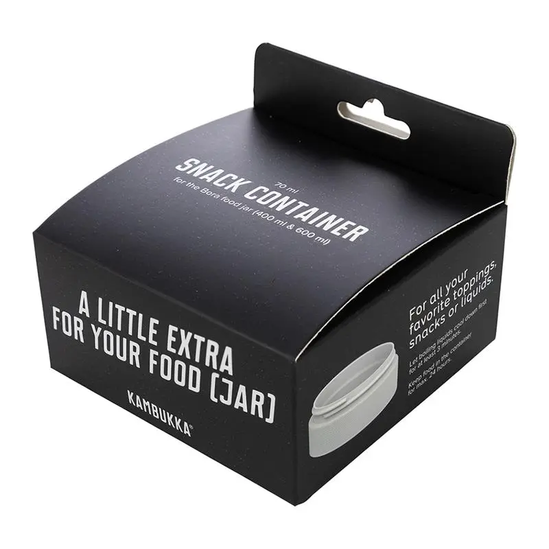 Užkandžių dėžutė Kambukka 75ml, balta