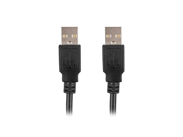 Lanberg kabelis USB-A M/M 2.0 1.0 m juodas