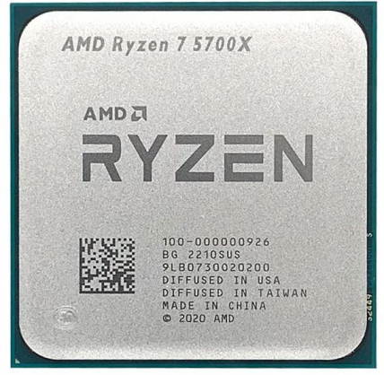 AMD Ryzen 7 Tray 5700X 3,4GHz MAX Boost 4,6GHz 8xCore 36MB 65W