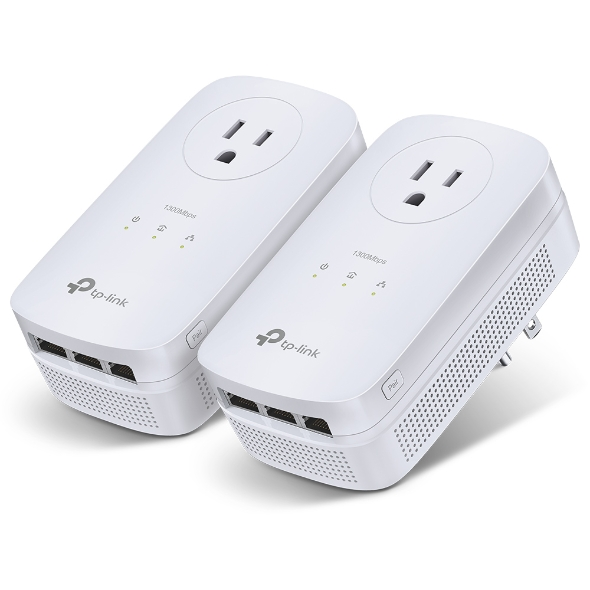 INTD TP-LINK Powerline TL-PA8030P KITTL-PA8030P RINKINYS AV1300 gigabito maitinimo linijos adapterio RINKINYS su lizdu