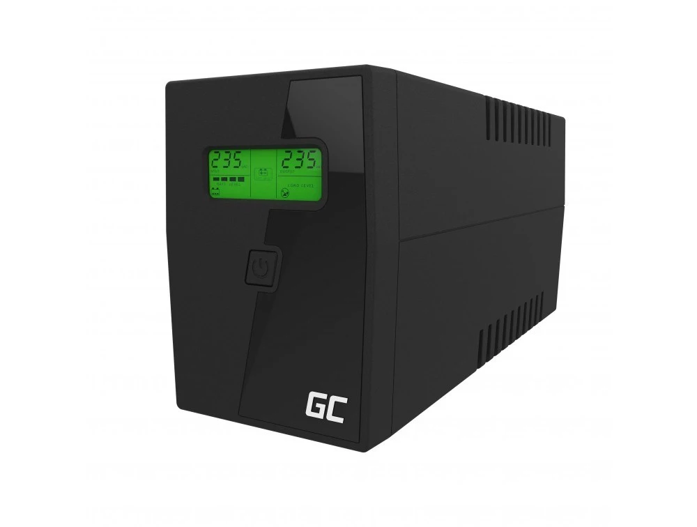 Green Cell 600VA 360W viršįtampių apsauga 230V juoda