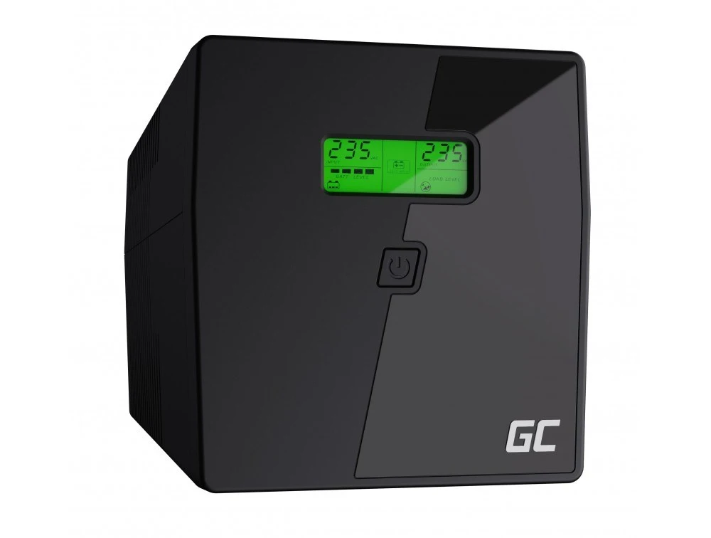 Green Cell 1000VA 600W viršįtampių apsauga 230V juoda