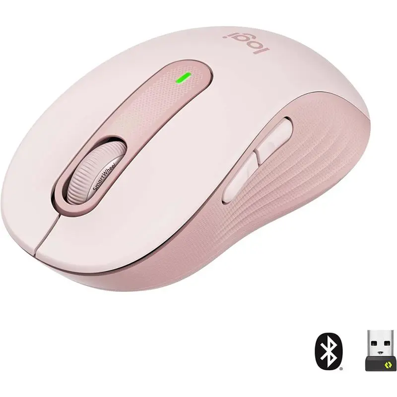 Pelė Logitech Signature M650 Optical Rose